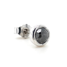 Load image into Gallery viewer, 18ct White Gold, Diamond &amp; Tahitian Pearl Drop Earrings
