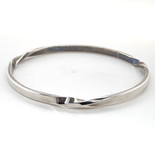 Load image into Gallery viewer, Silver Triple Twist Bangle
