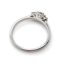 Load image into Gallery viewer, Platinum, 0.51ct G VS Diamond Trilogy Ring
