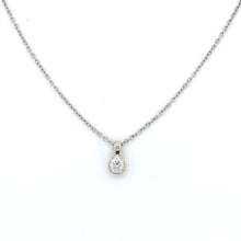 Load image into Gallery viewer, 18ct White Gold, 0.25ct Diamond Pendant
