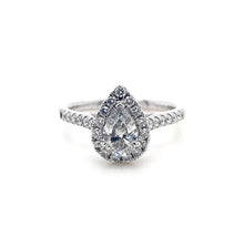 Load image into Gallery viewer, 18ct White Gold, 0.70ct G SI1 Diamond Cluster Ring
