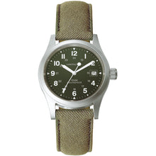 Load image into Gallery viewer, Khaki Field Mechanical 38mm, Green Dial &amp; Green Canvas Strap
