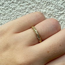 Load image into Gallery viewer, Organic Twisted Ring, 3mm, 9ct Yellow Gold
