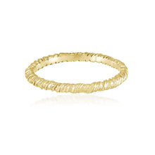 Load image into Gallery viewer, Organic Twisted Ring, 2mm, 9ct Yellow Gold
