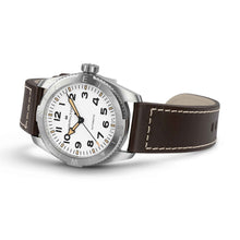 Load image into Gallery viewer, Khaki Field Expedition Auto 37mm, White Dial &amp; Brown Leather Strap
