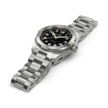 Load image into Gallery viewer, Khaki Field Expedition Auto 37mm, Black Dial &amp; Stainless Steel Bracelet
