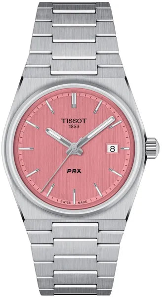 PRX 35mm, Pink Dial & Stainless Steel Bracelet
