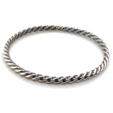 Load image into Gallery viewer, Sterling Silver Twisted Bangle
