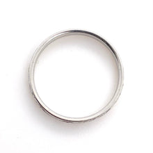 Load image into Gallery viewer, Platinum Engraved Wedding Ring
