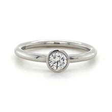 Load image into Gallery viewer, Platinum 0.30ct Diamond Ring

