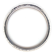Load image into Gallery viewer, Sterling Silver Thick Hammered Bangle
