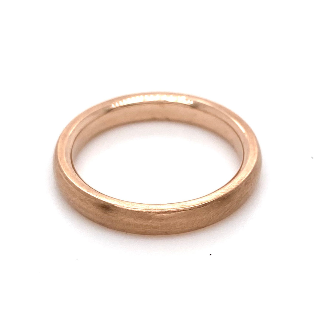 9ct Red Gold Wedding Ring
