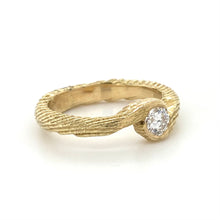 Load image into Gallery viewer, 18ct Yellow Gold 0.30ct Diamond Crossover Ring
