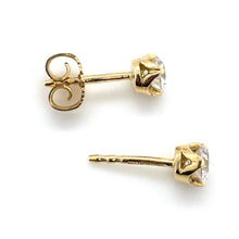 Load image into Gallery viewer, 18ct Yellow Gold 0.60ct Diamond Studs
