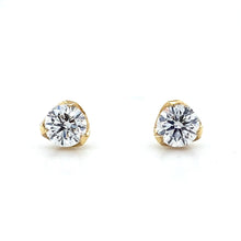 Load image into Gallery viewer, 18ct Yellow Gold, 0.60ct F VS/SI Diamond Studs

