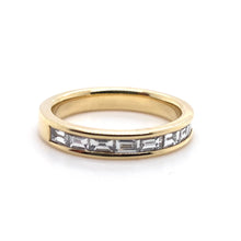 Load image into Gallery viewer, 18ct Yellow Gold Baguette Diamond Eternity Ring
