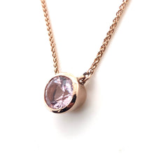 Load image into Gallery viewer, 9ct Red Gold Scapolite Pendant
