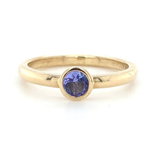 Load image into Gallery viewer, 9ct Yellow Gold, 0.26ct Tanzanite Ring
