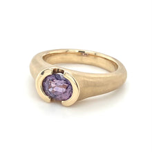 Load image into Gallery viewer, 9ct Yellow Gold Colour Change Sapphire Ring
