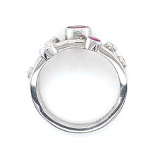 Load image into Gallery viewer, Platinum Ruby &amp; Diamond Ring
