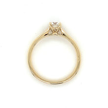 Load image into Gallery viewer, 18ct Yellow Gold, 0.49ct G SI1 Diamond Solitaire Ring
