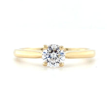 Load image into Gallery viewer, 18ct Yellow Gold, 0.49ct G SI1 Diamond Solitaire Ring
