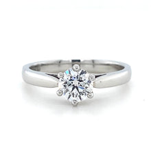 Load image into Gallery viewer, Platinum 0.70ct Diamond Ring
