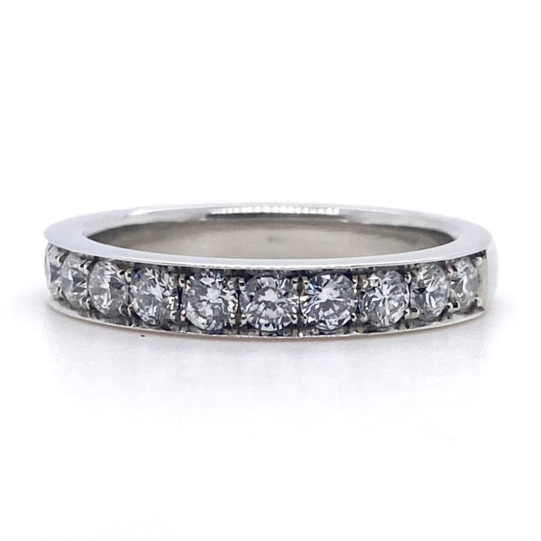 Platinum, 0.90ct Diamond Eternity Ring