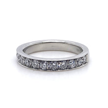 Load image into Gallery viewer, Platinum, 0.90ct Diamond Eternity Ring

