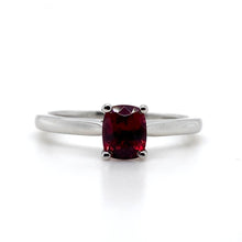 Load image into Gallery viewer, Platinum, 0.76ct Red Spinel Ring
