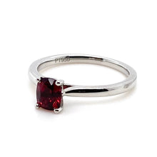Load image into Gallery viewer, Platinum, 0.76ct Red Spinel Ring
