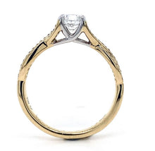 Load image into Gallery viewer, 18ct Yellow &amp; White Gold, 0.50ct G Si2 Diamond Ring
