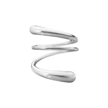 Load image into Gallery viewer, Mercy Twist Ring Silver, Medium
