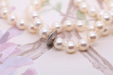 Load image into Gallery viewer, 18ct White Gold White Pearl Necklace
