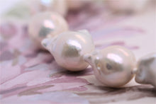 Load image into Gallery viewer, 9ct Yellow Gold &amp; Silver Baroque Pearl Necklace
