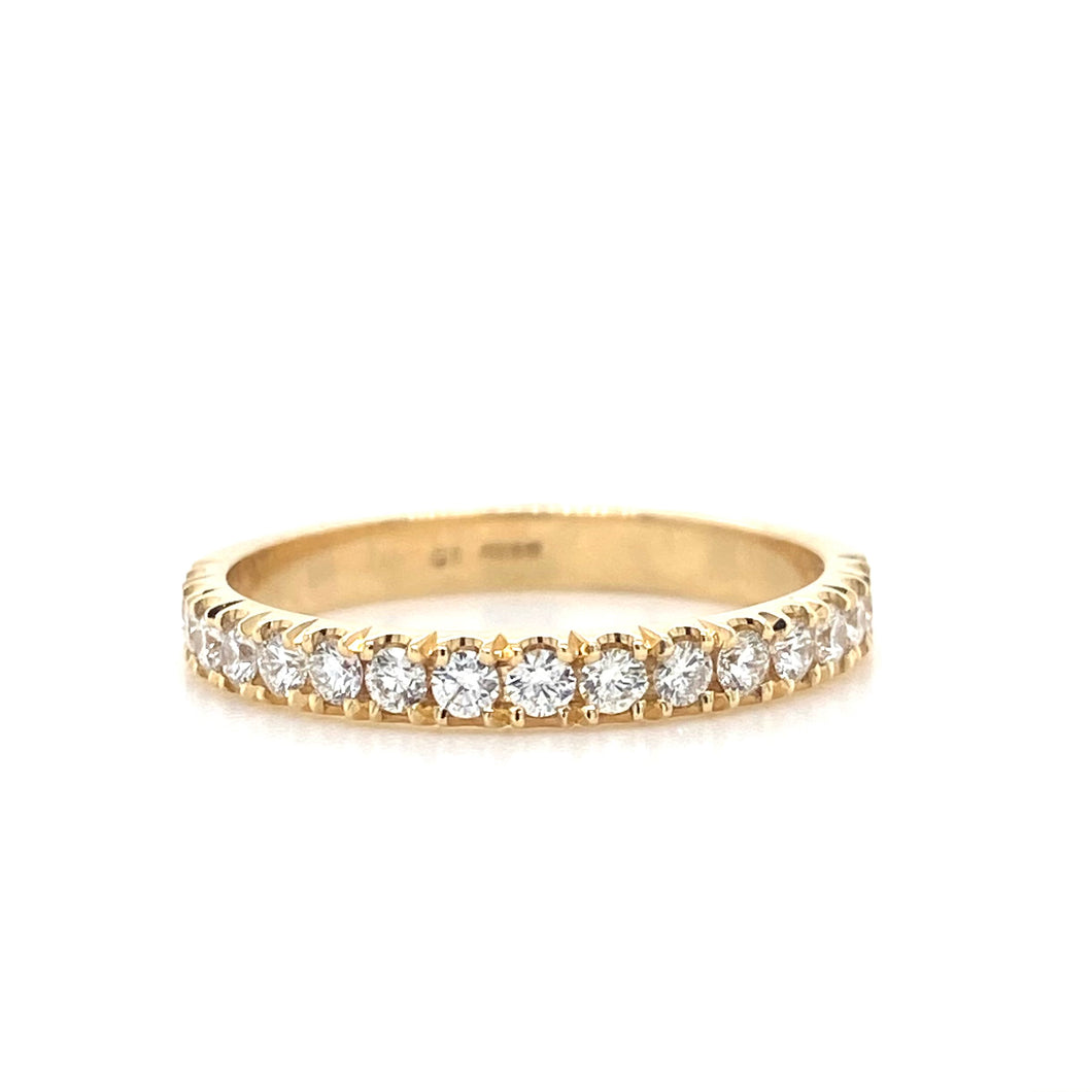 18ct Yellow Gold, 0.40ct Diamond Eternity Ring
