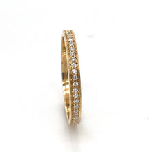 Load image into Gallery viewer, 18ct Yellow Gold, 0.028ct Diamond Eternity Ring
