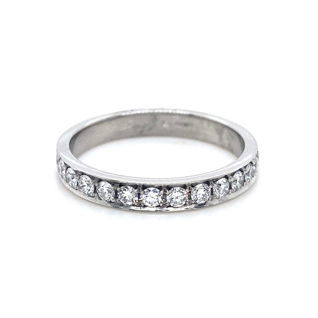 Platinum, 0.42ct Diamond Eternity Ring