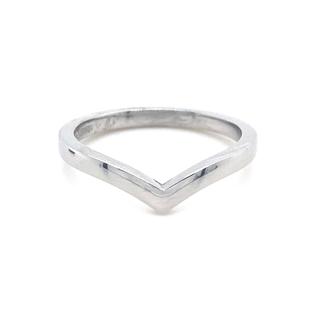Platinum, Wishbone Wedding Ring
