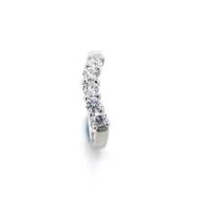 Load image into Gallery viewer, Platinum, 0.60ct Diamond Wave Wedding Ring
