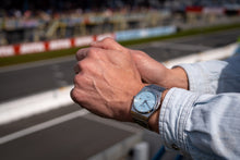 Load image into Gallery viewer, PRX 40mm Powermatic 80, Ice Blue Waffle Dial &amp; Stainless Steel Bracelet
