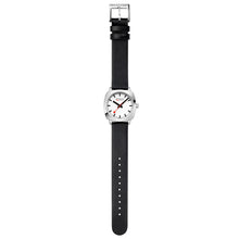 Load image into Gallery viewer, Petite Cushion Square 31mm, Black Vegan Leather Strap

