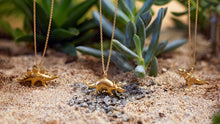 Load image into Gallery viewer, Tyrannosaurus Rex Necklace, Gold
