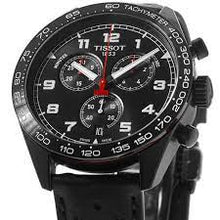 Load image into Gallery viewer, Tissot PRS 516 Chronograph, Black Dial &amp; Leather Strap
