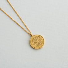 Load image into Gallery viewer, Grapefruit Slice Necklace, Gold Plated
