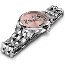 Load image into Gallery viewer, Jazzmaster Open Heart Auto, Pink Dial &amp; Stainless Steel Bracelet
