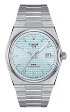 Load image into Gallery viewer, PRX 35mm Powermatic 80, Ice Blue Waffle Dial &amp; Stainless Steel Bracelet
