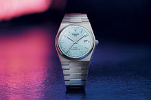 Load image into Gallery viewer, PRX 40mm Powermatic 80, Ice Blue Waffle Dial &amp; Stainless Steel Bracelet
