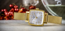 Load image into Gallery viewer, Tissot Lovely Square, Yellow Gold PVD Stainless Steel Case &amp; Bracelet
