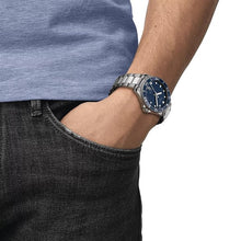Load image into Gallery viewer, Seastar 40mm, Blue Dial &amp; Stainless Steel Bracelet
